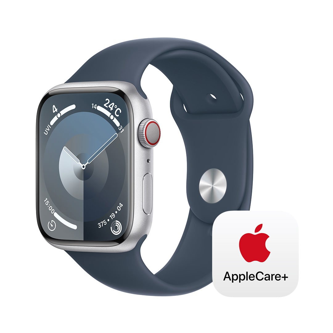 Apple Watch Series 9（GPS + Cellularモデル）- 45mmシルバー