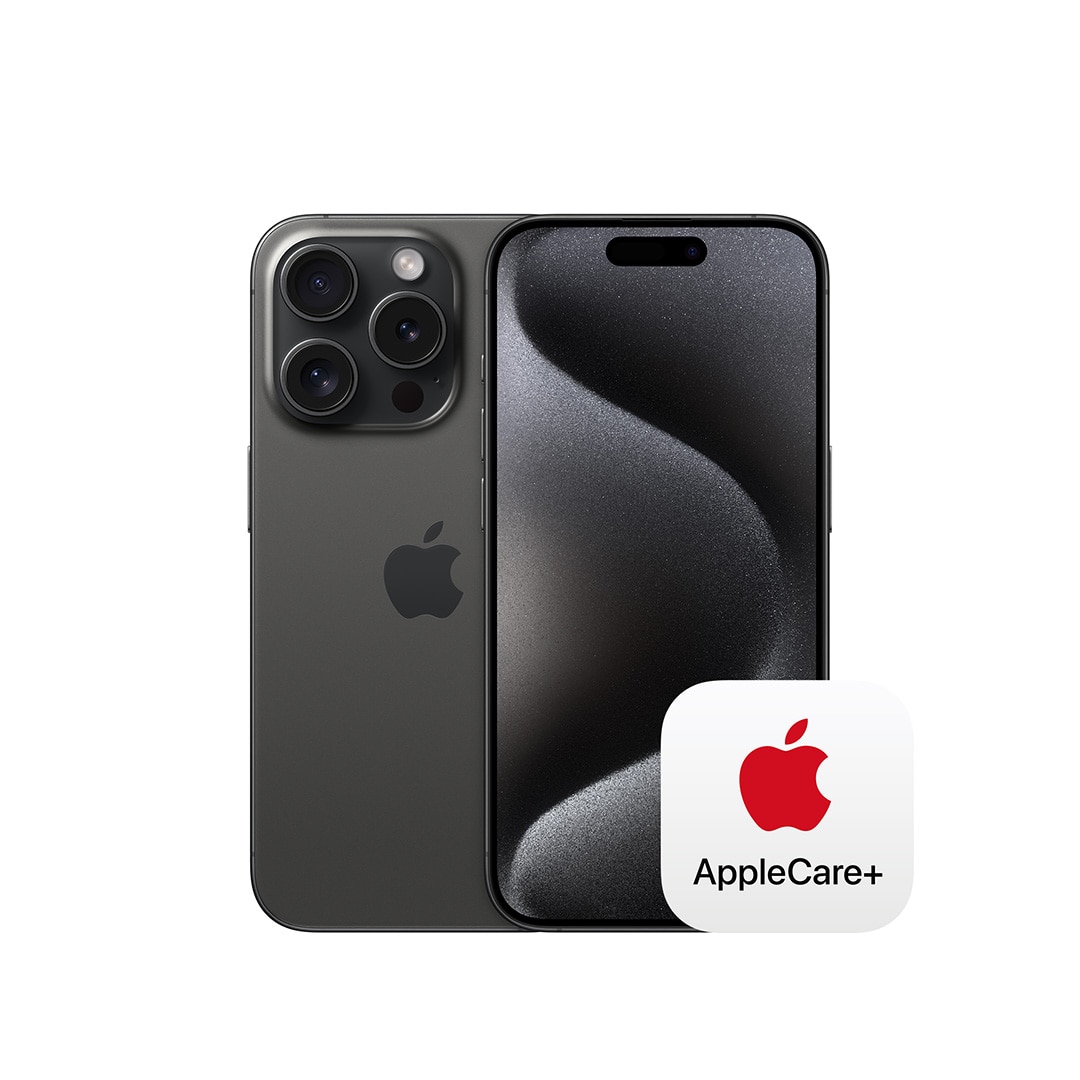 iPhone 15 Pro 256GB ブラックチタニウム with AppleCare+: Apple 