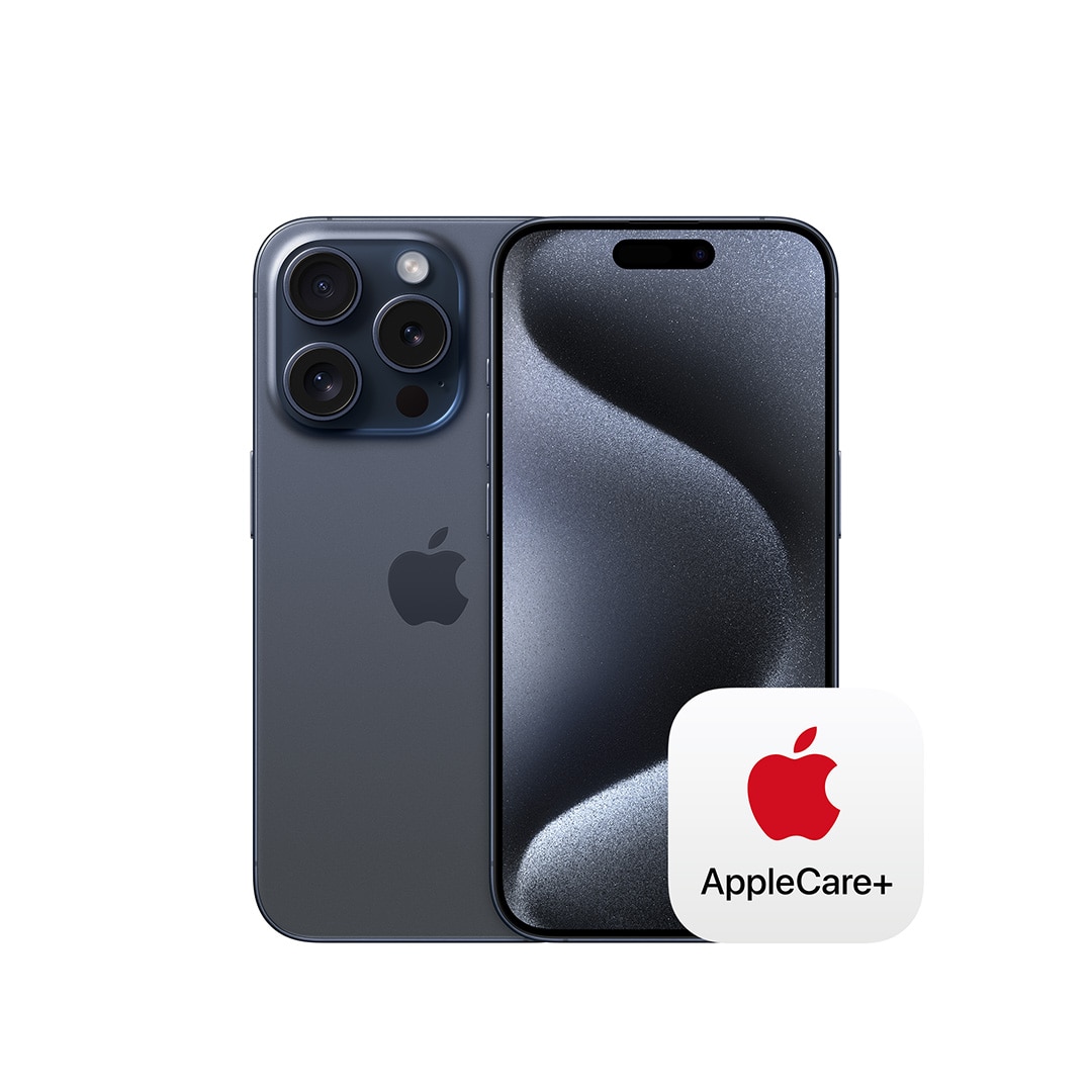 iPhone 15 Pro 1TB ブルーチタニウム with AppleCare+: Apple