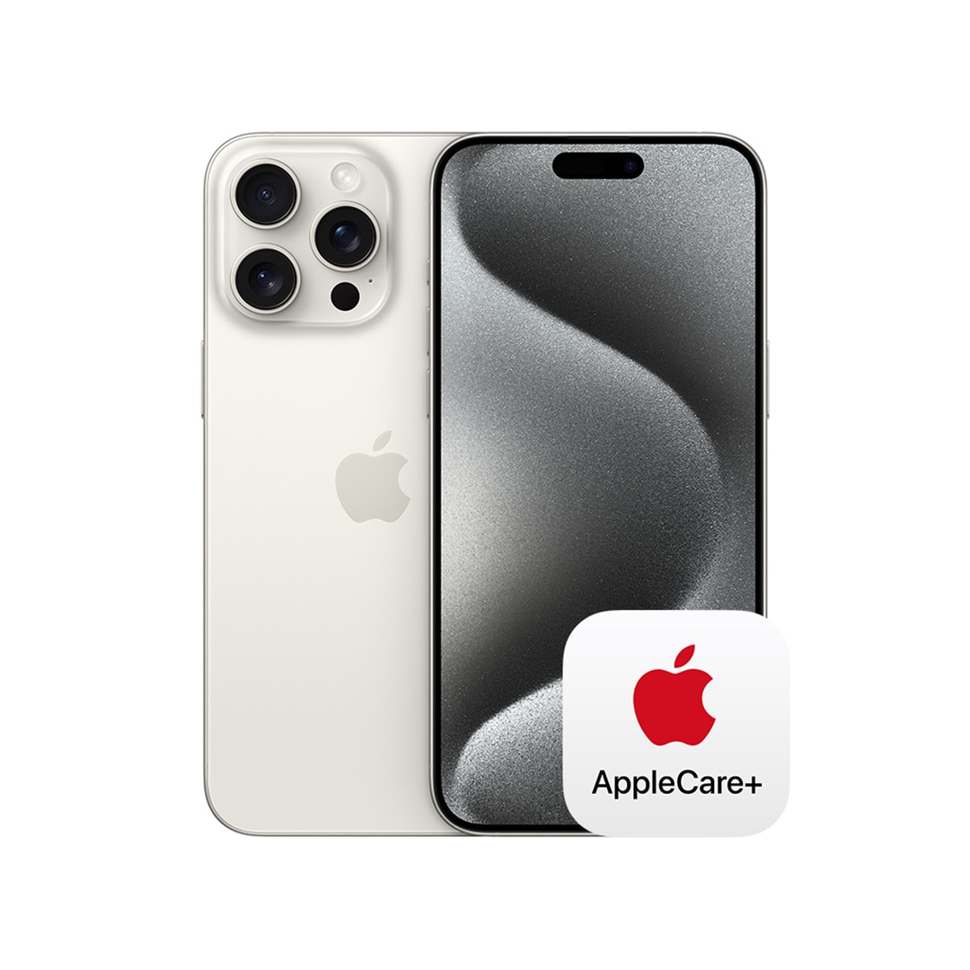 iPhone 15 Pro Max 256GB ホワイトチタニウム with AppleCare+: Apple 