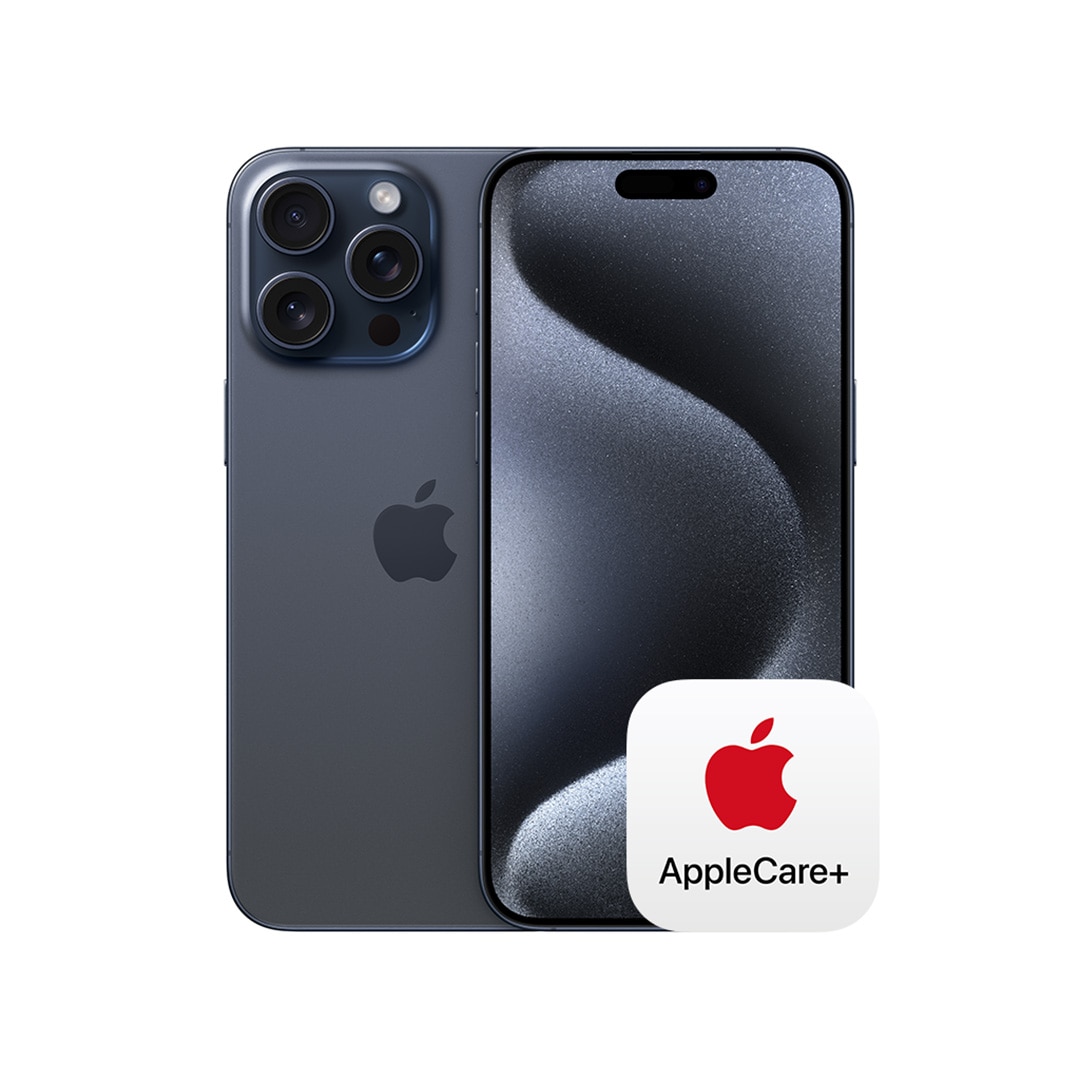 iPhone 15 Pro Max 1TB ブルーチタニウム with AppleCare+: Apple 