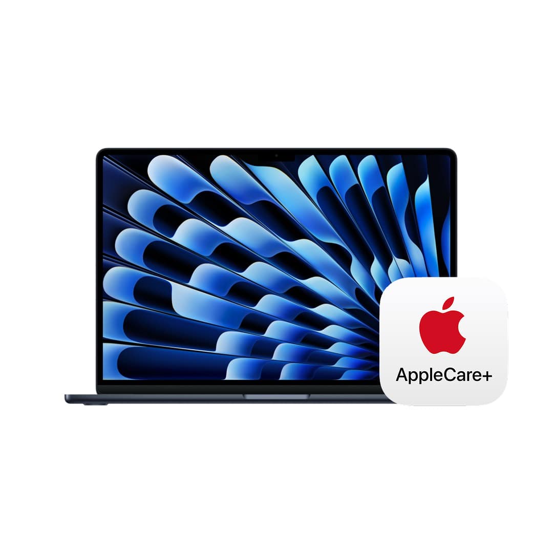15インチMacBook Air: 10コアCPUと10コアGPUを搭載したApple M4チップ, 24GB, 512GB SSD - ミッドナイト with AppleCare+