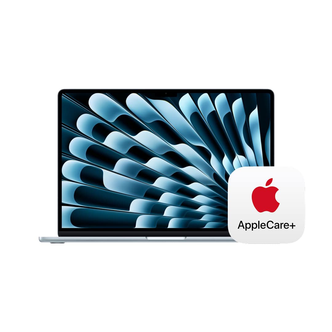 15インチMacBook Air: 10コアCPUと10コアGPUを搭載したApple M4チップ, 24GB, 512GB SSD - スカイブルー with AppleCare+
