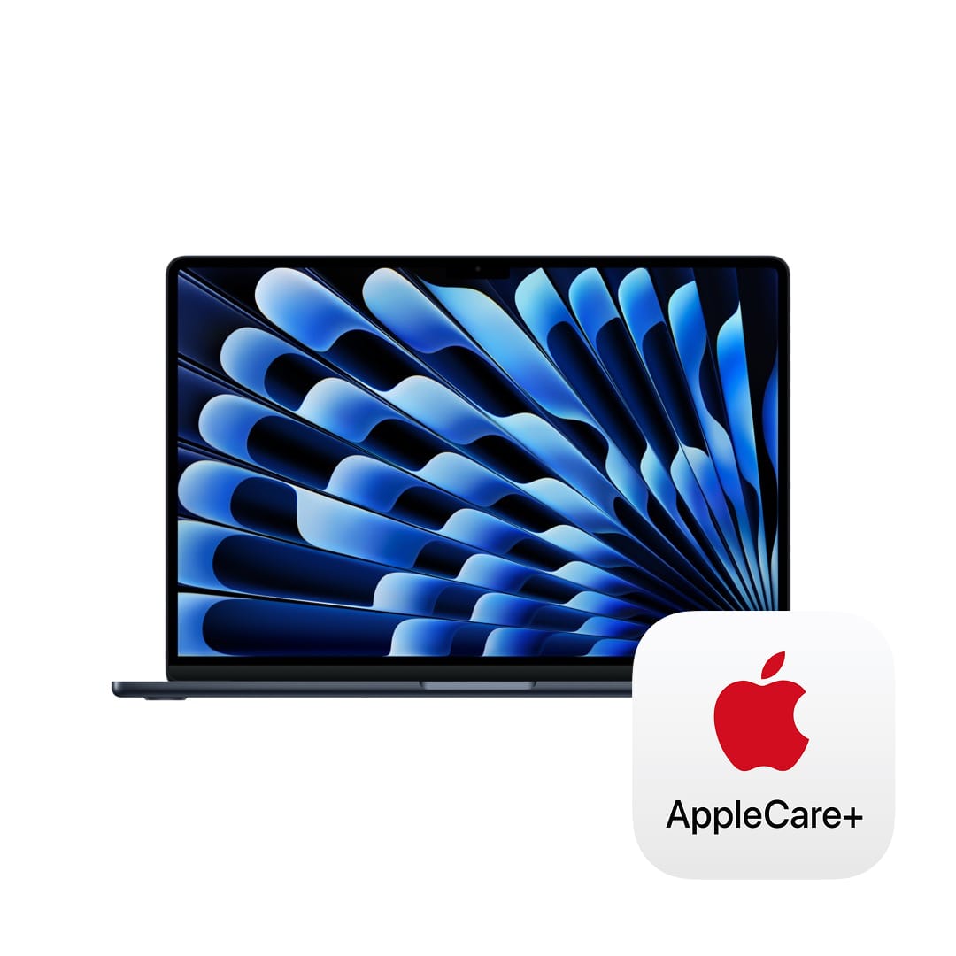 15インチMacBook Air: 10コアCPUと10コアGPUを搭載したApple M5チップ, 32GB, 512GB SSD - ミッドナイトwith AppleCare+