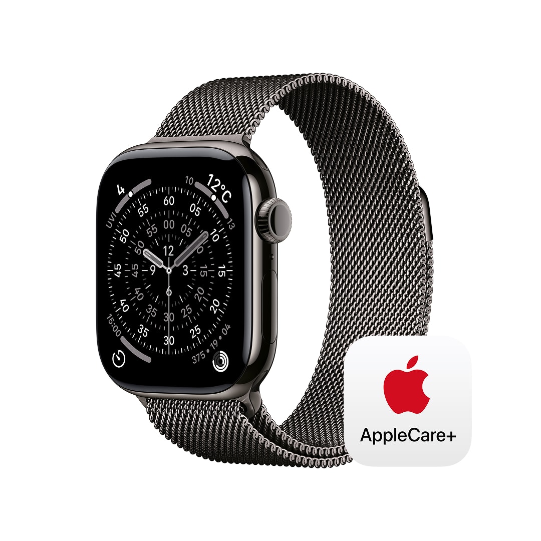 Apple Watch Series 11（GPS + Cellularモデル）- 42mmスレートチタニウムケースとスレートミラネーゼループ with AppleCare+