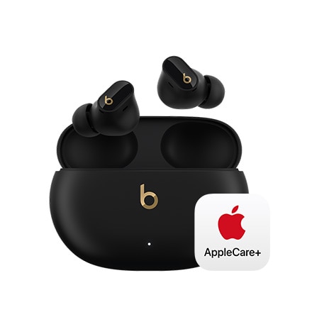 Beats Studio Buds + - ワイヤレスノイズキャンセリングイヤフォン - ブラック/ゴールド with AppleCare+