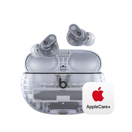 Beats Studio Buds + - ワイヤレスノイズキャンセリングイヤフォン - トランスペアレント with AppleCare+