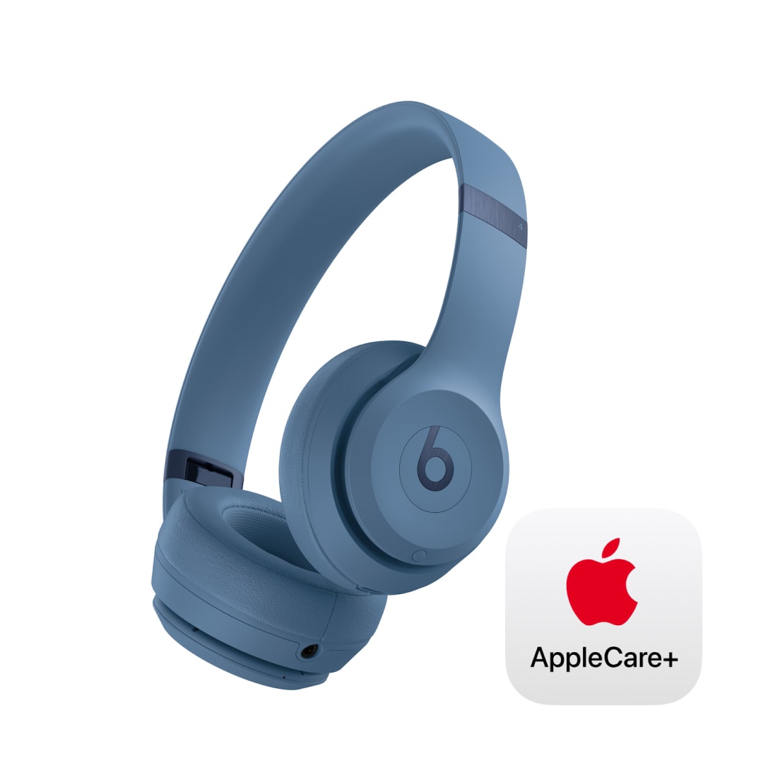 Beats Solo4 オンイヤーワイヤレスヘッドフォン - スレートブルー with AppleCare+