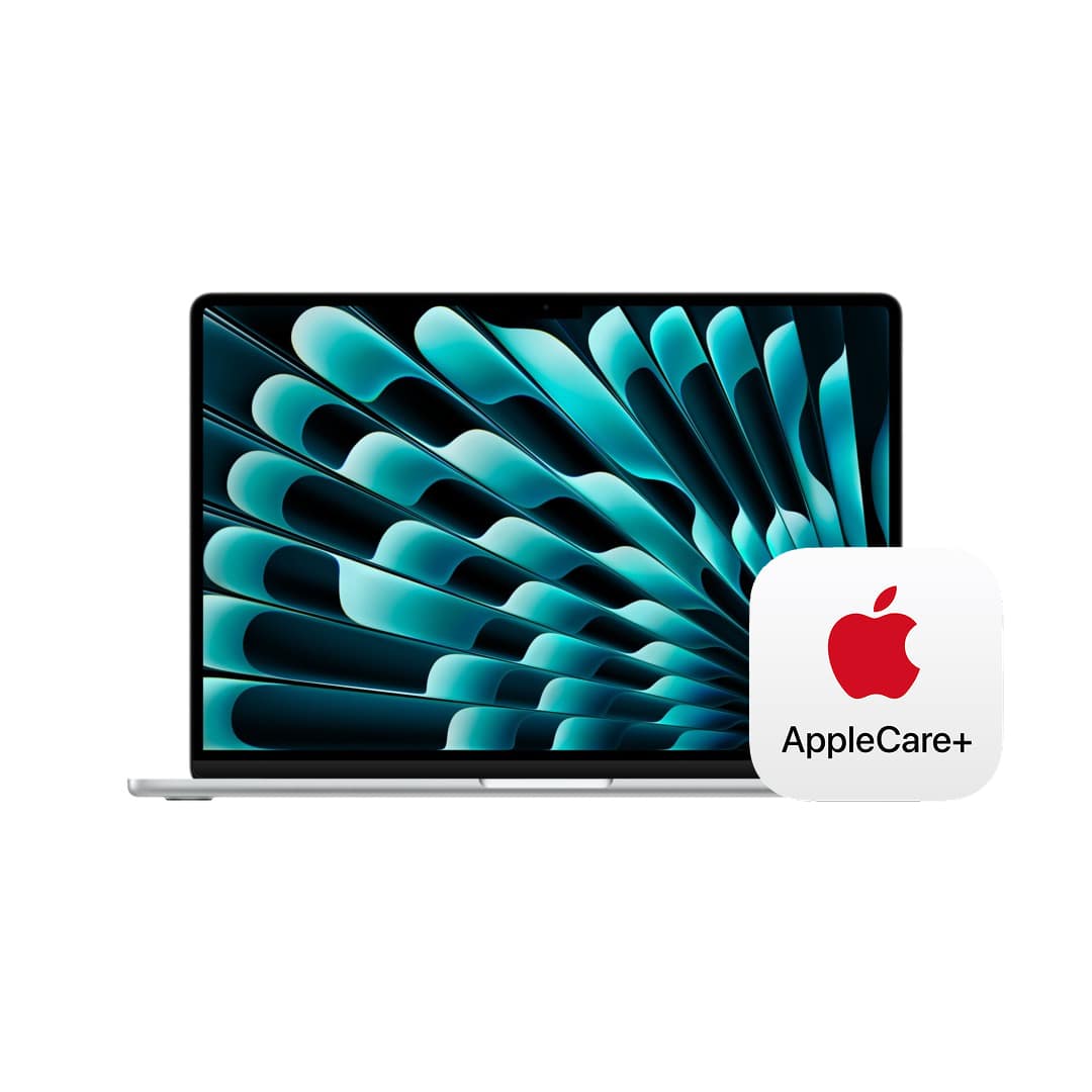 15インチMacBook Air: 10コアCPUと10コアGPUを搭載したApple M4チップ, 24GB, 256GB SSD - シルバー with AppleCare+