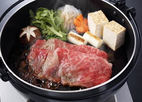 銀座吉澤 黒毛和牛雌牛ウデすき焼き用 300g【1~2人前】【割下付き】【送料込み】