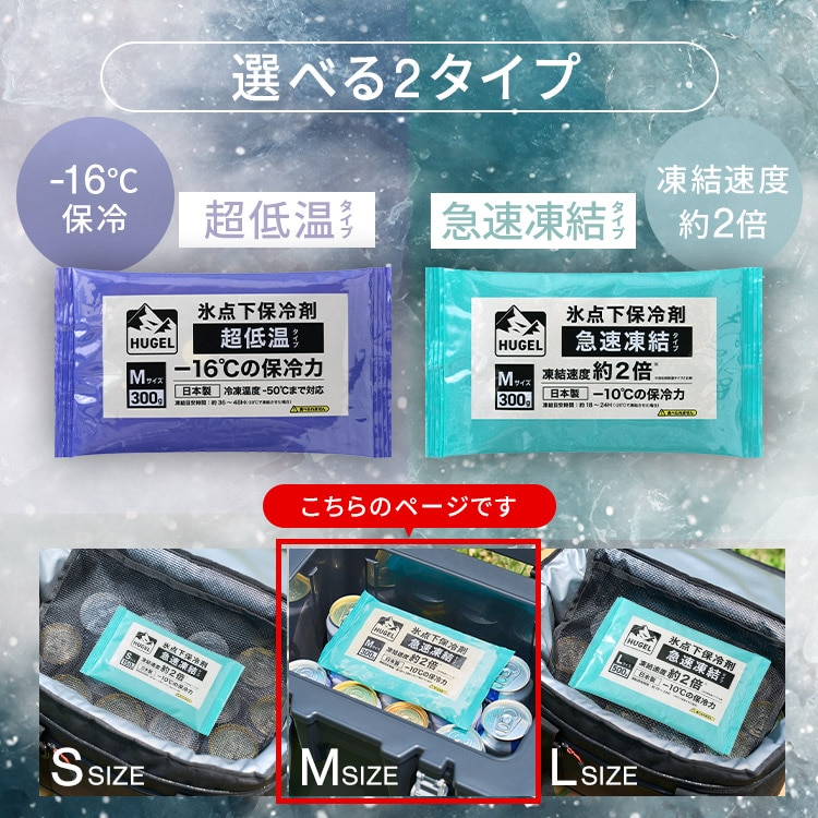 保冷剤 パックタイプ M サイズ 長時間 急速凍結 超低温 軽量 持ち運び 買い物 弁当 スポーツ ピクニック レジャー クーラーボックス 繰返 長持ち 氷点下保冷剤 アイリスオーヤマ HUGEL HHKS HHCS 急速凍結 M