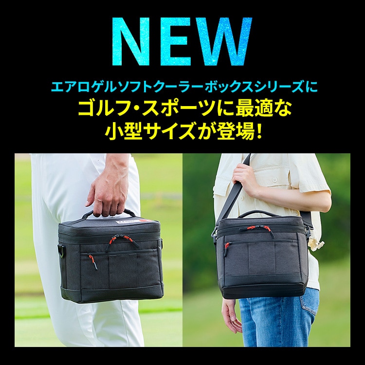 HUGEL エアロゲルソフトクーラーボックス 6L AGSC-6C チャコールグレー