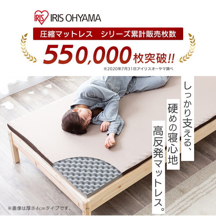 高反発マットレス≪厚さ8cm≫ MAKK8-SD セミダブル