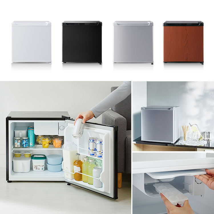 アイリスオーヤマ 冷蔵庫 46L 1ドア PRC-B051D-S シルバー