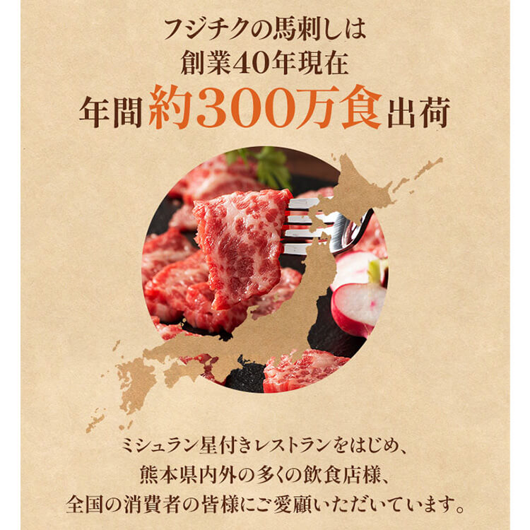 【予約】フジチク ふじ馬刺し 手巻きセット 2521 【時間指定不可】【代引不可】【同梱不可】【プラザセレクト】※1月中旬頃発送予定