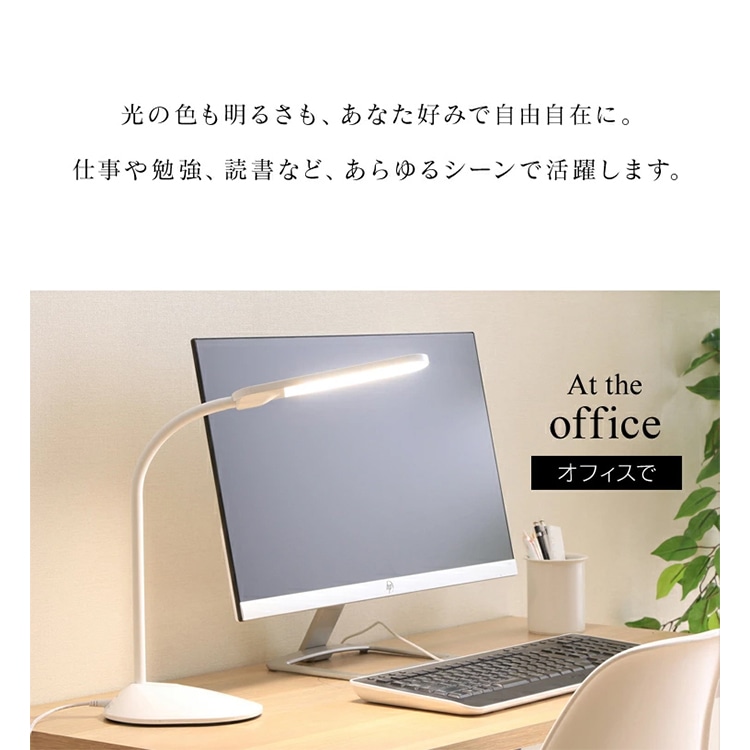 デスクライト 省エネ 角度調整 PDL-101-B ブラック ブラック