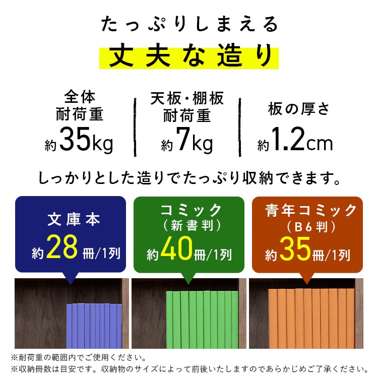 【2個】コミックラック CORK-8460R アッシュブラウン アッシュブラウン
