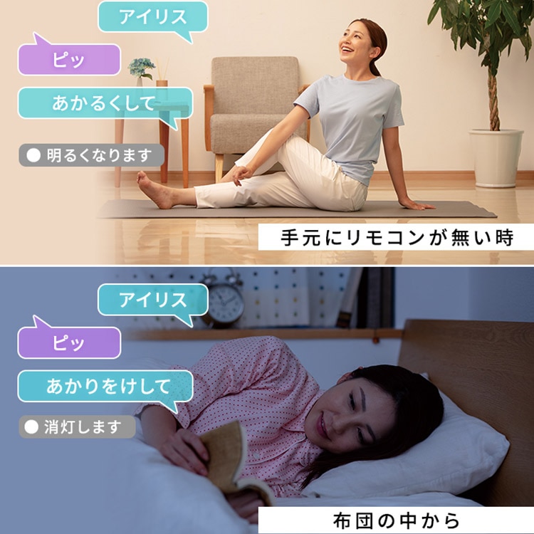 LEDシーリングライト 5.11 音声操作 プレーン8畳調光 CL8D-5.11V 単品