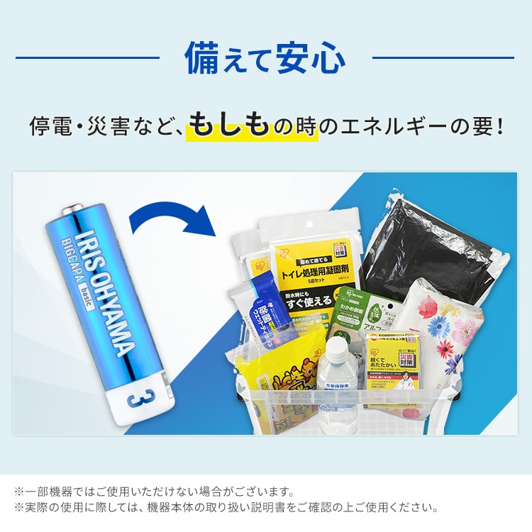 BIGCAPA basic α アルカリ乾電池 単3形×100本セット LR6Bba/100SET