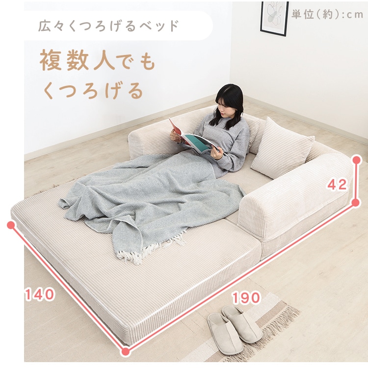 だらりんソファ シフォン ブラウン【時間指定不可】【代引不可】【同梱不可】 ブラウン