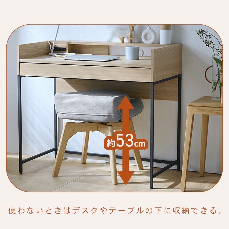 折りたたみ回転チェア OKCR-FA アイボリー アイボリー