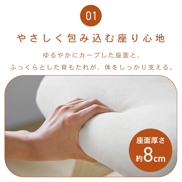 折りたたみ回転チェア OKCR-FA ライトグレー ライトグレー