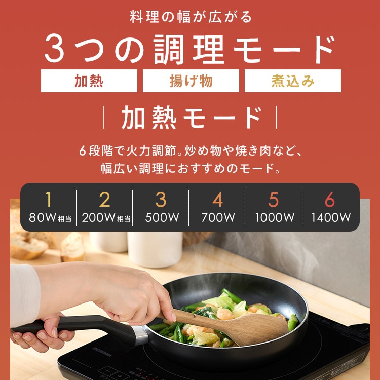 薄型IHコンロ IHC-T43-B ブラック 種類