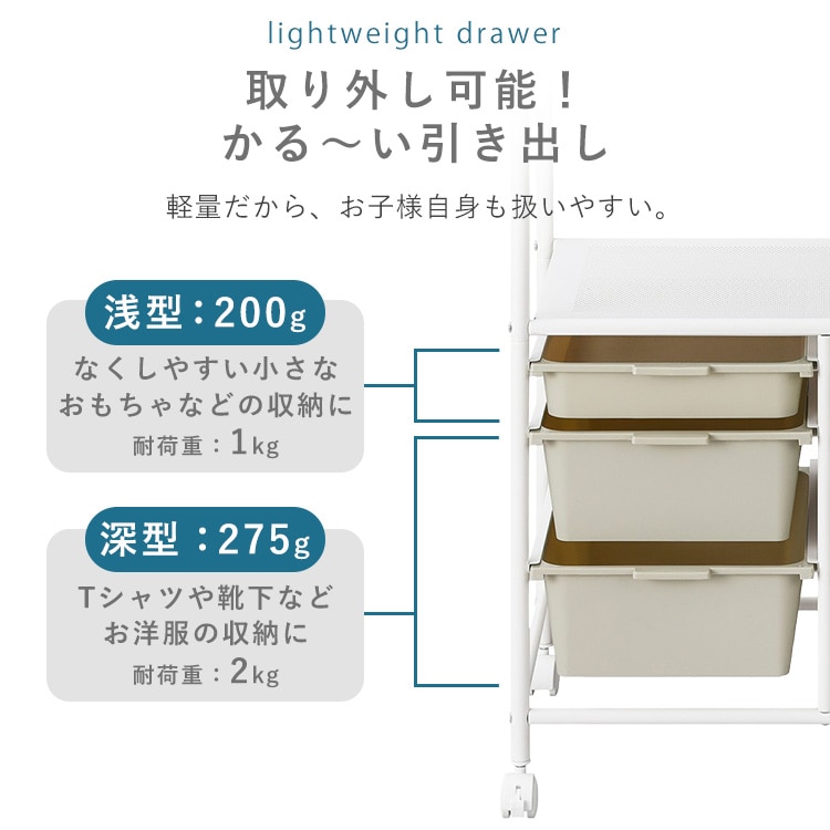 ハンガーラック 子供 ワイド ランドセルラック キャスター付き 収納 キッズ 頑丈 洋服掛けラック おしゃれ ワードローブ 引き出し アイリスオーヤマ KHR-1000