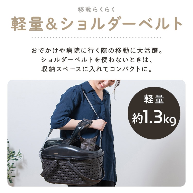 メッシュペットキャリー MPC-450 ブラウン ブラウン