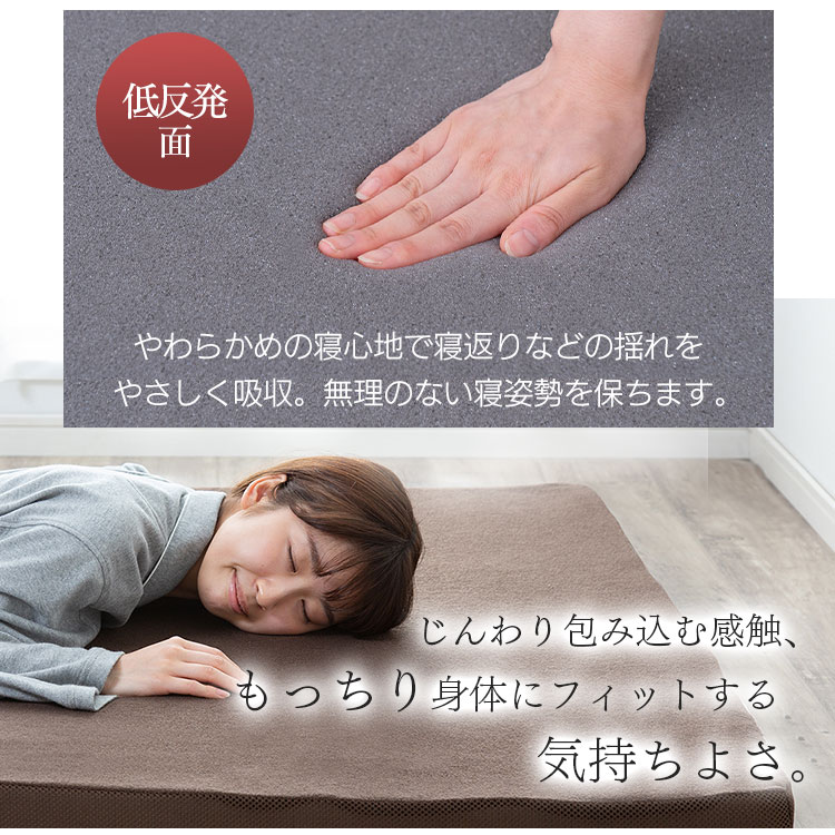リバーシブルマットレス≪厚さ6cm≫ MAKT6-S シングル