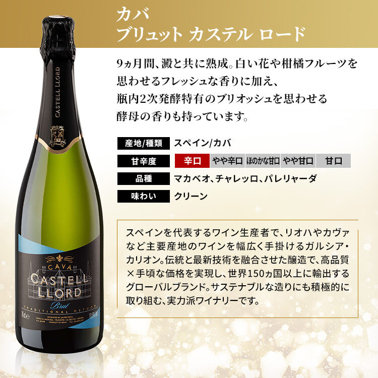 \NEW/スパークリングワイン 6本セット