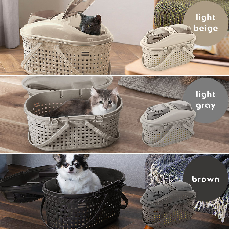 メッシュペットキャリー MPC-450 ブラウン ブラウン