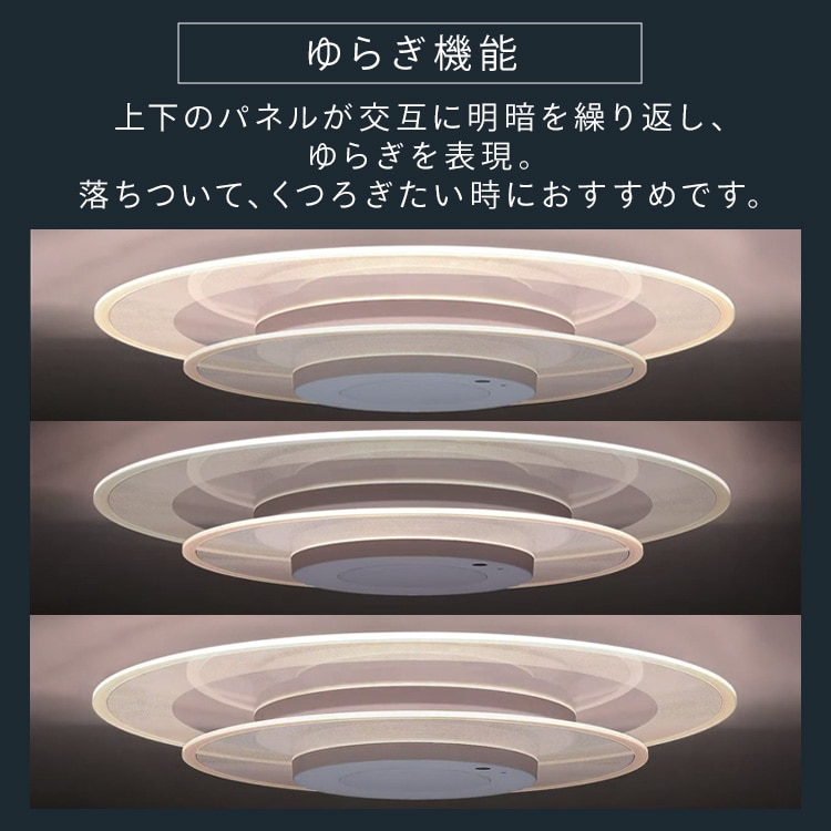 LEDシーリングライト パネルライト 12畳 CEA-A12DLPW