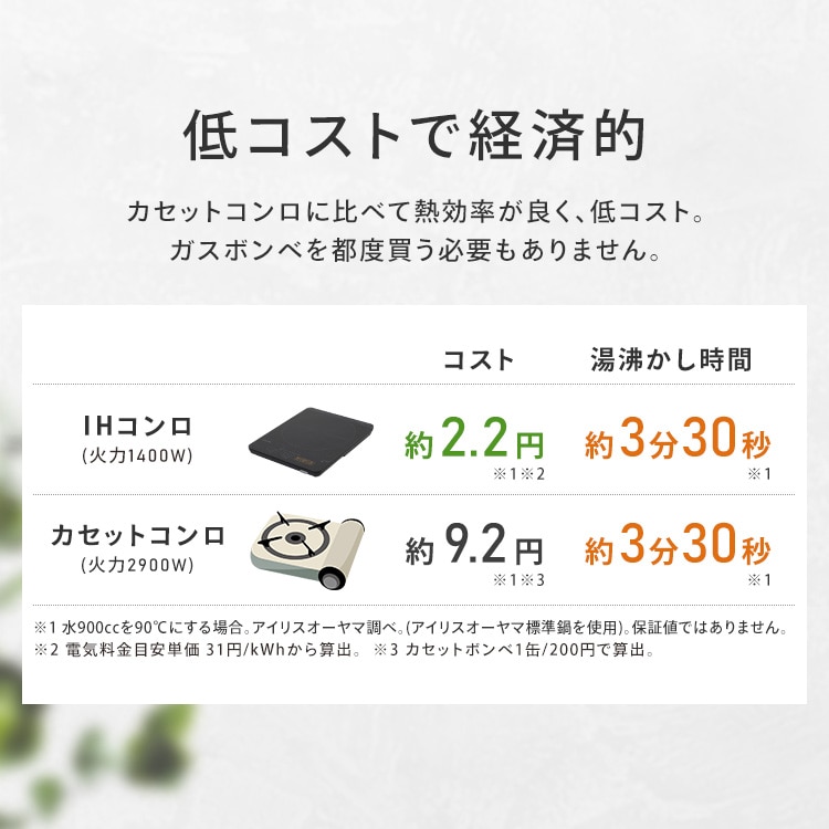 薄型IHコンロ IHC-T43-B ブラック 種類