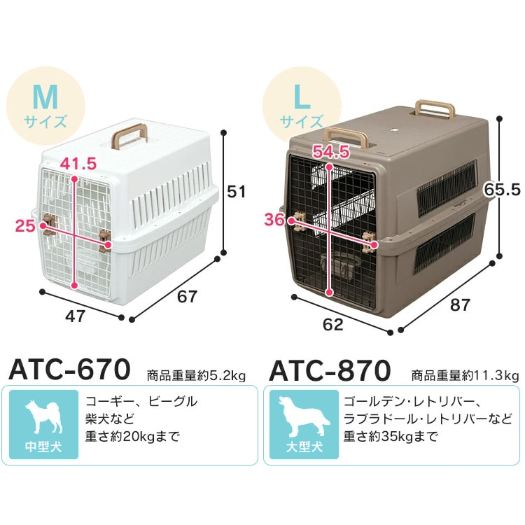 エアトラベルキャリー SSサイズ ATC-460 ダークグレー