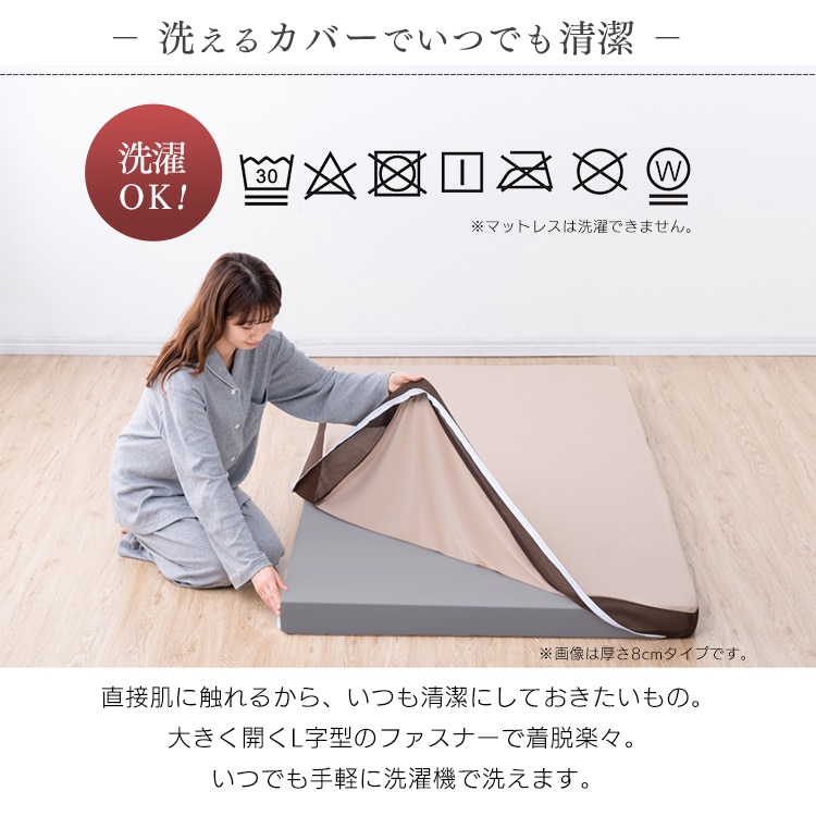 低反発マットレス≪厚さ8cm≫ MATK8-S シングル