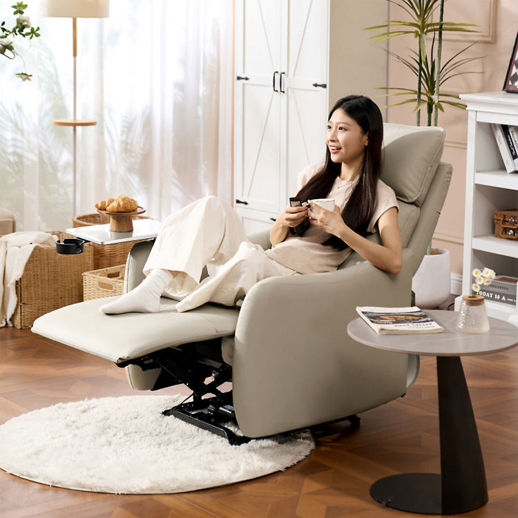 FlexiSpot 電動リクライニングソファ ライトグレー Lune-PRO-LG-JA 【時間指定不可】【代引不可】【同梱不可】