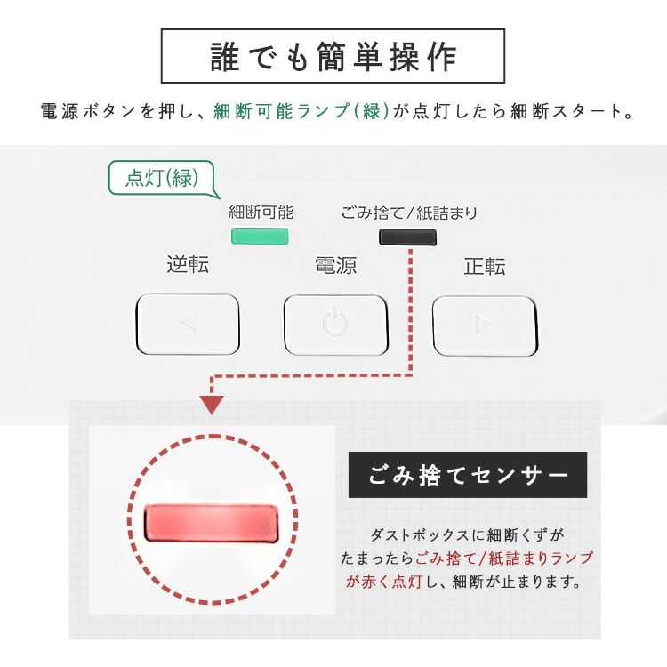 【公式】シュレッダー オートフィードシュレッダー AFSB60M ホワイト アイリスオーヤマ