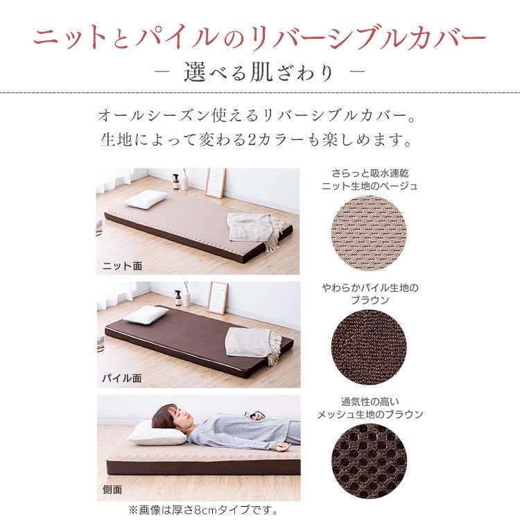 高反発マットレス≪厚さ8cm≫ MAKK8-SD セミダブル