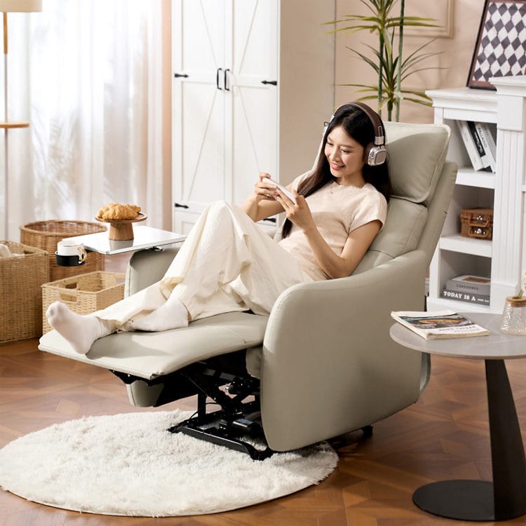 FlexiSpot 電動リクライニングソファ ライトグレー Lune-PRO-LG-JA 【時間指定不可】【代引不可】【同梱不可】