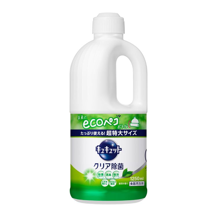 キュキュット クリア除菌緑茶の香り 1250ml