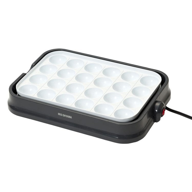 アイリスオーヤマ ホットプレート 着脱式 2枚 PHP-C24W グレー グレー