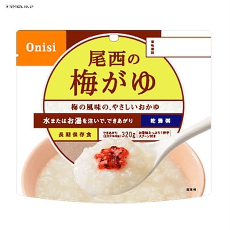 尾西食品　梅がゆ　￼50食　賞味期限5年間残あり 尾西食品 梅がゆ ￼50食 賞味期限5年間残あり 尾西食品梅がゆ