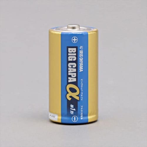 ［マイル5倍！12/7迄］単1アルカリ乾電池 2本 シュリンク LR20IB/2S