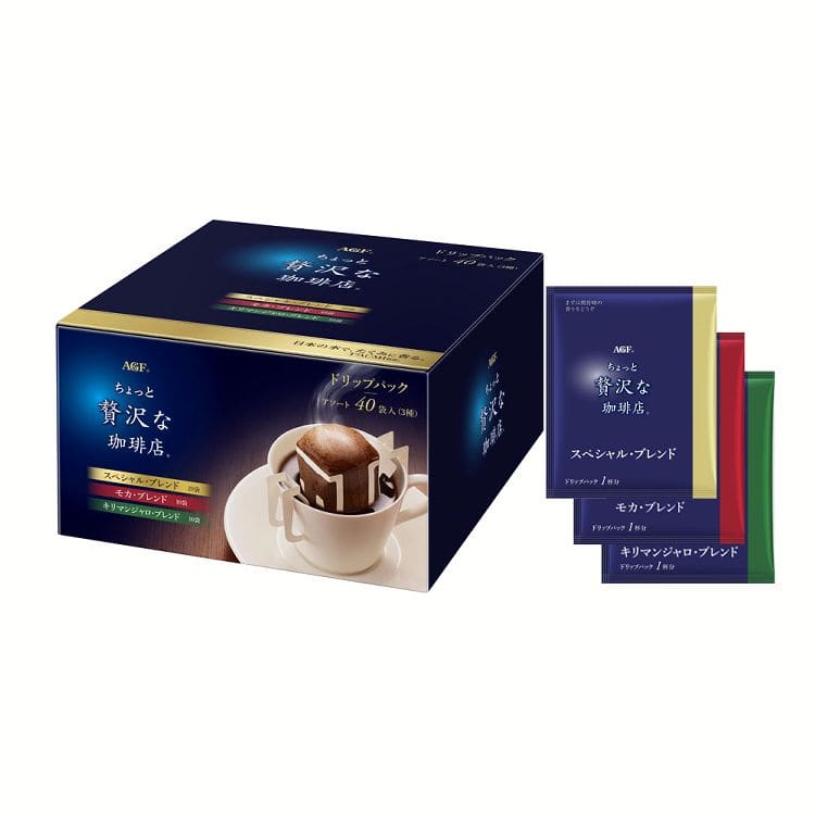 ［マイル5倍！12/7迄］AGF　「ちょっと贅沢な珈琲店」 レギュラー・コーヒー ドリップパック アソート40袋
