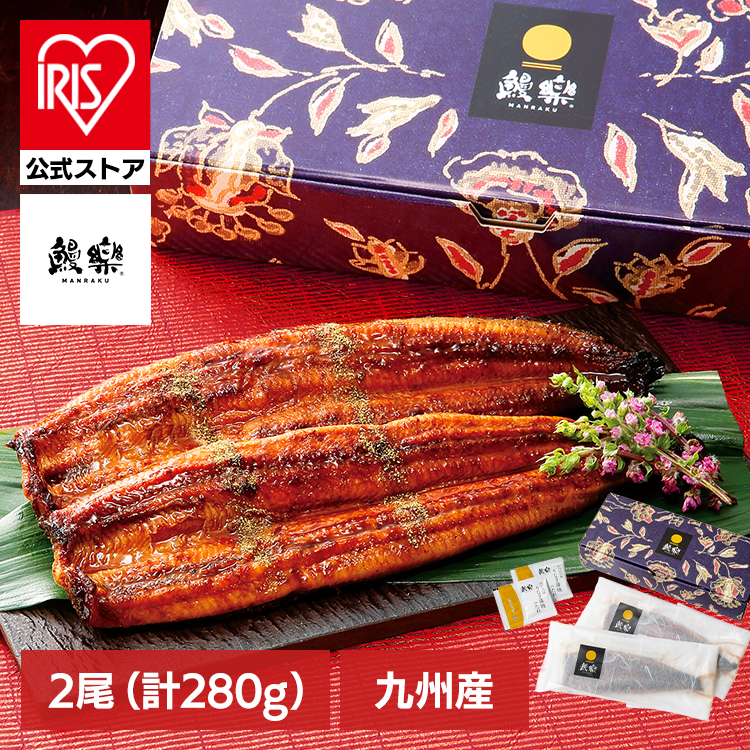 ［2尾］うなぎ 鰻 九州産うなぎ蒲焼2尾セット 【時間指定不可】【代引不可】【同梱不可】