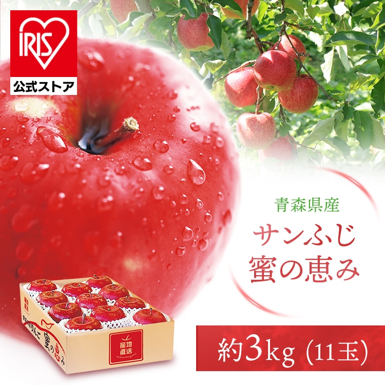 ［マイル5倍！12/7迄］青森県産 サンふじ林檎 蜜の恵み ASR-E0S 【時間指定不可】【代引不可】【同梱不可】※1か月以内発送予定