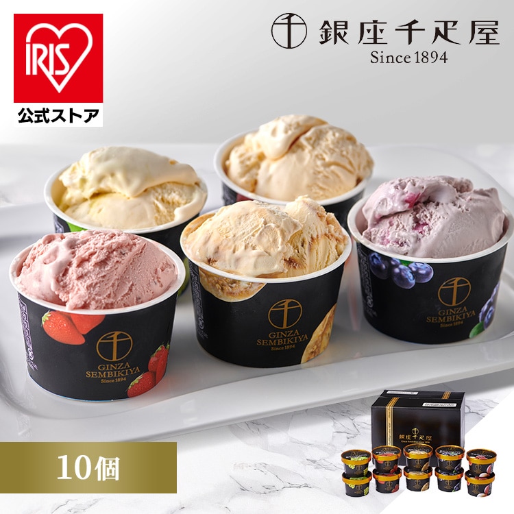 銀座プレミアムアイス10個 PGS-036N 【時間指定不可】【代引不可】【同梱不可】