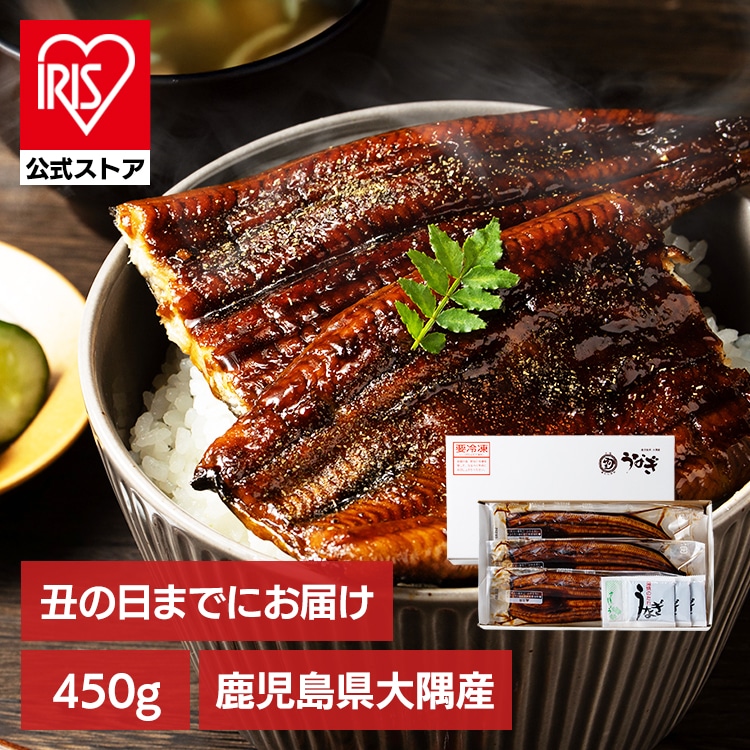 【予約】＼丑の日／［450g］うなぎ 鰻 大隅鰻蒲焼 150g×3尾 タレ ギフト 長焼き 個包装 蒲焼 土用 うな丼 ひつまぶし※7月下旬頃発送予定