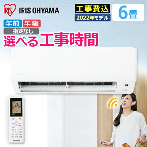 エアコン 6畳 工事費込み 音声操作 2.2kw 100V対応 IAF-2206GV